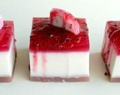 Strawberry Cheesecake Olive Oil and Shea Butter Soap Vegan