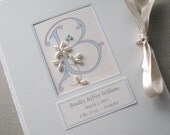 Baby Boy Photo Album Keepsake Monogram Personalized Name and birth details 4x6