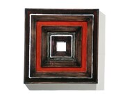 Reclaimed Wood Wall Sculpture.