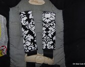 Cute Black Damask Car Seat Strap Covers