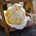 Yellow Fabric Flower Bouquet, Ombre Bouquet, Fabric Bridal Bouquet, Weddings
