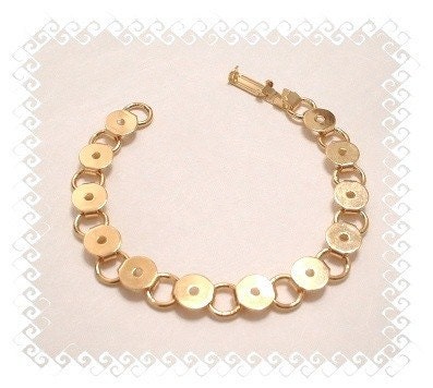 Bulk Lot Bracelet Blanks - Bulk Lot of 50 Gold Plated Round Glue On Pad Bracelet Blanks