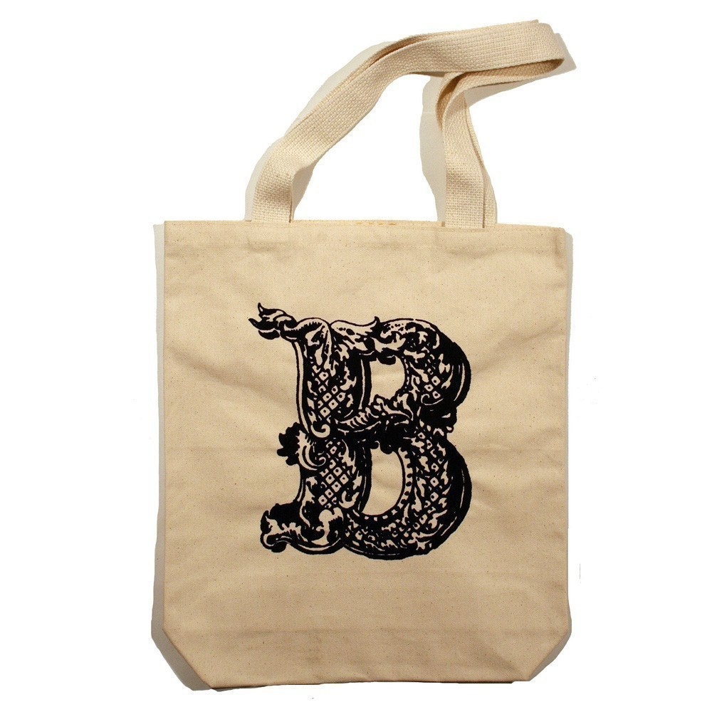 LOYALTY AND BLOOD - Letter B Totebag - Small