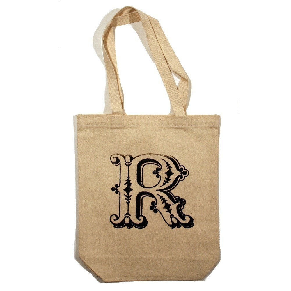 LOYALTY and BLOOD - Letter R Totebag - Small