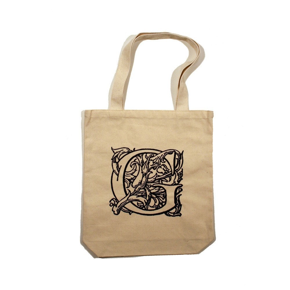LOYALTY AND BLOOD - Letter G Totebag - Small