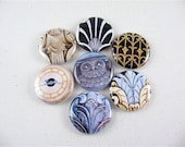 7 Architectural Steampunk Magnets - great for men - fridge magnets 1190