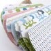 12 Pillow Boxes. Green. Pink. Blue. White. Owls Birds Geometric