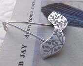 Little bird Drops - sterling silver earrings