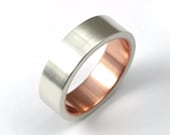 Silver & Rose Gold Band