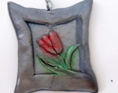 Tulip picture pendant