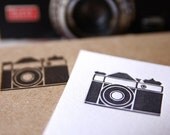 hello camera letterpress notecards