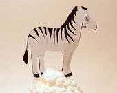 Zebra Cupcake Toppers (Set of 24)