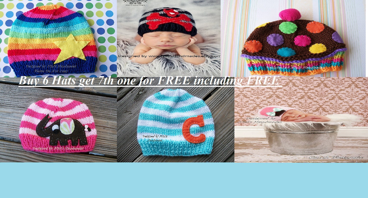 BUY 6 HATS and get 1 FREE Hat including Free Shipping