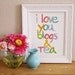 I Love You Blogs and Tea (print)