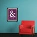 Personalized Wedding Gift : Custom Ampersand Wedding Date Print - 8x10 / Bridal Shower Gift - Engagement Present