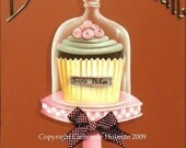 Cupcake Print Dark Chocolate