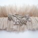 glitterati silk tulle garter