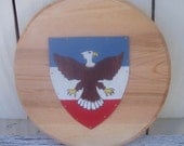 Fighting Eagle Toy Wooden Shield