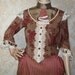 Reserved Lising-Victorian Floral Bustle Gown
