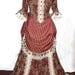 Reserved Lising-Victorian Floral Bustle Gown