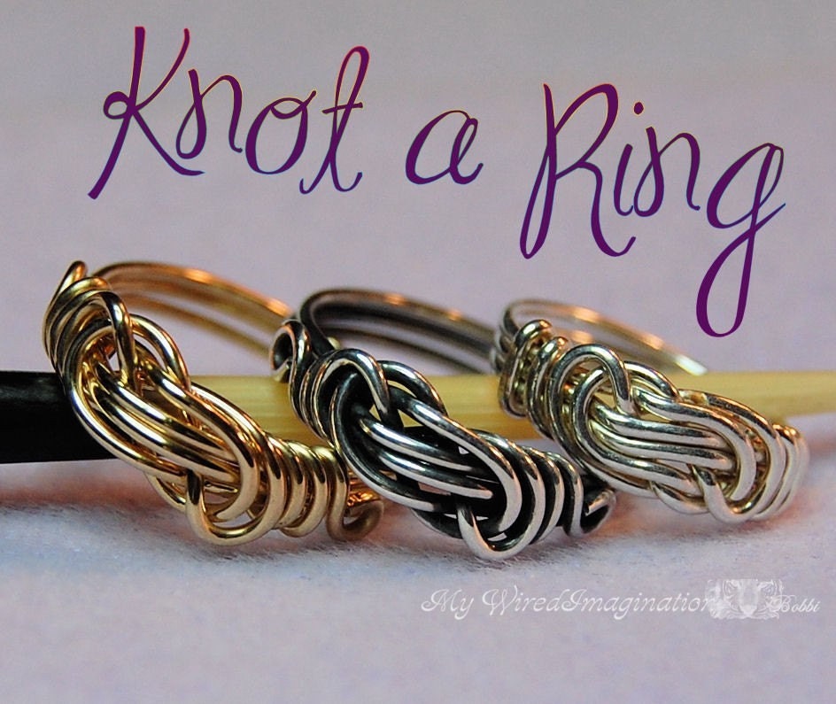 Wire  Knot a Ring - All Wire Ring - Jewelry Tutorial - Instant Downloadable PDF File
