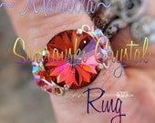 Wire Jewelry Tutorial - Marcella  Swarovski Crystal Ring  - Design Finalist 2011 Swarovski Challenge - Instant Downloadable PDF File