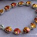 Swarovski Summer Blush Rivoli Tennis Style Link Bracelet in SS and SP