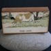 The Cow Recycled Wooden Picture Block