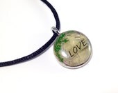 Magic Glos Mixed Media "Love" Necklace