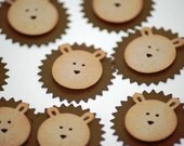 5 x Cute Lion  Die Cut