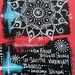 Mandala: Original Mantra Meditation Gayatri Art Matted and Ready to Frame