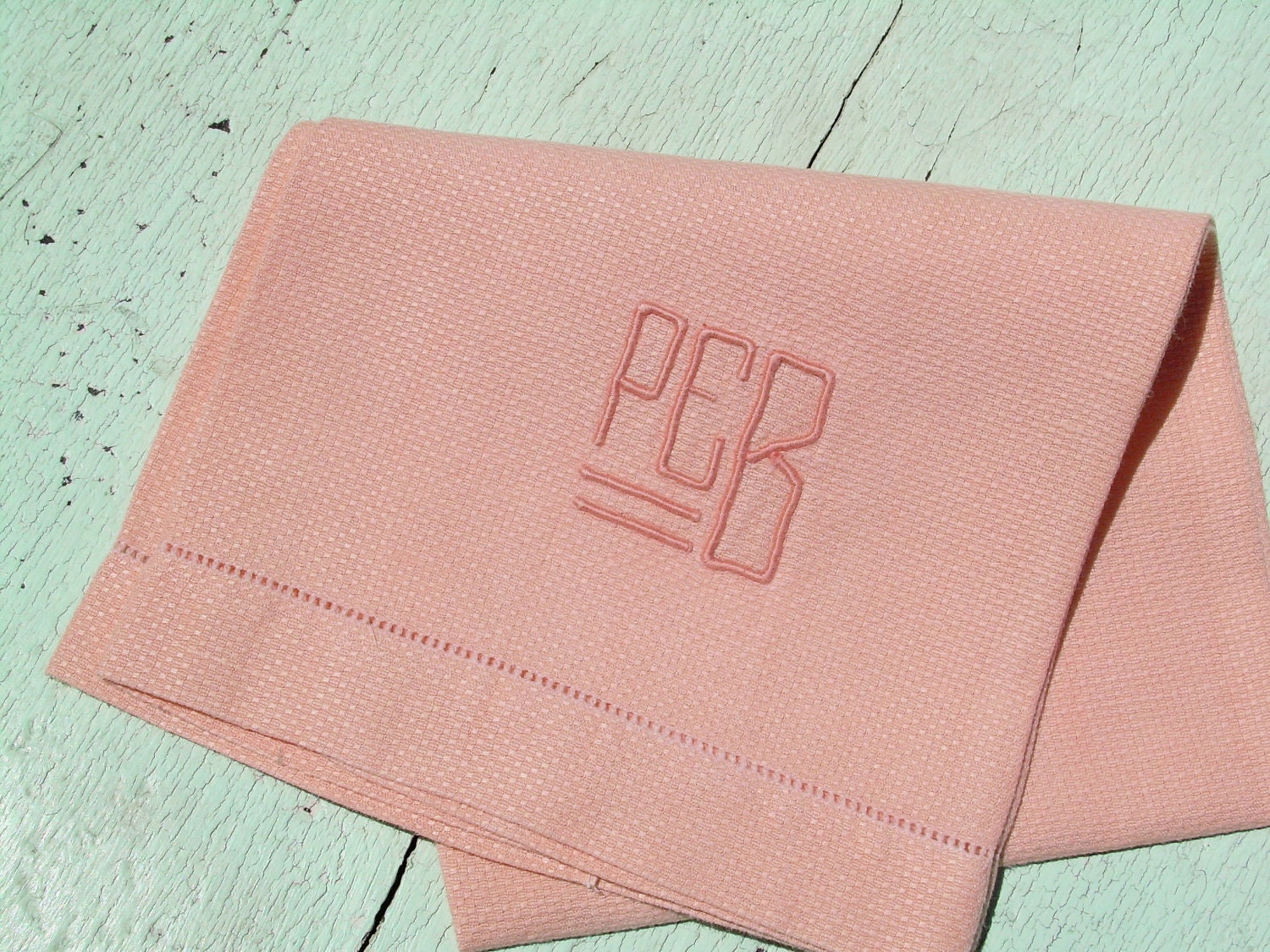Vintage Monogrammed Hand Towel
