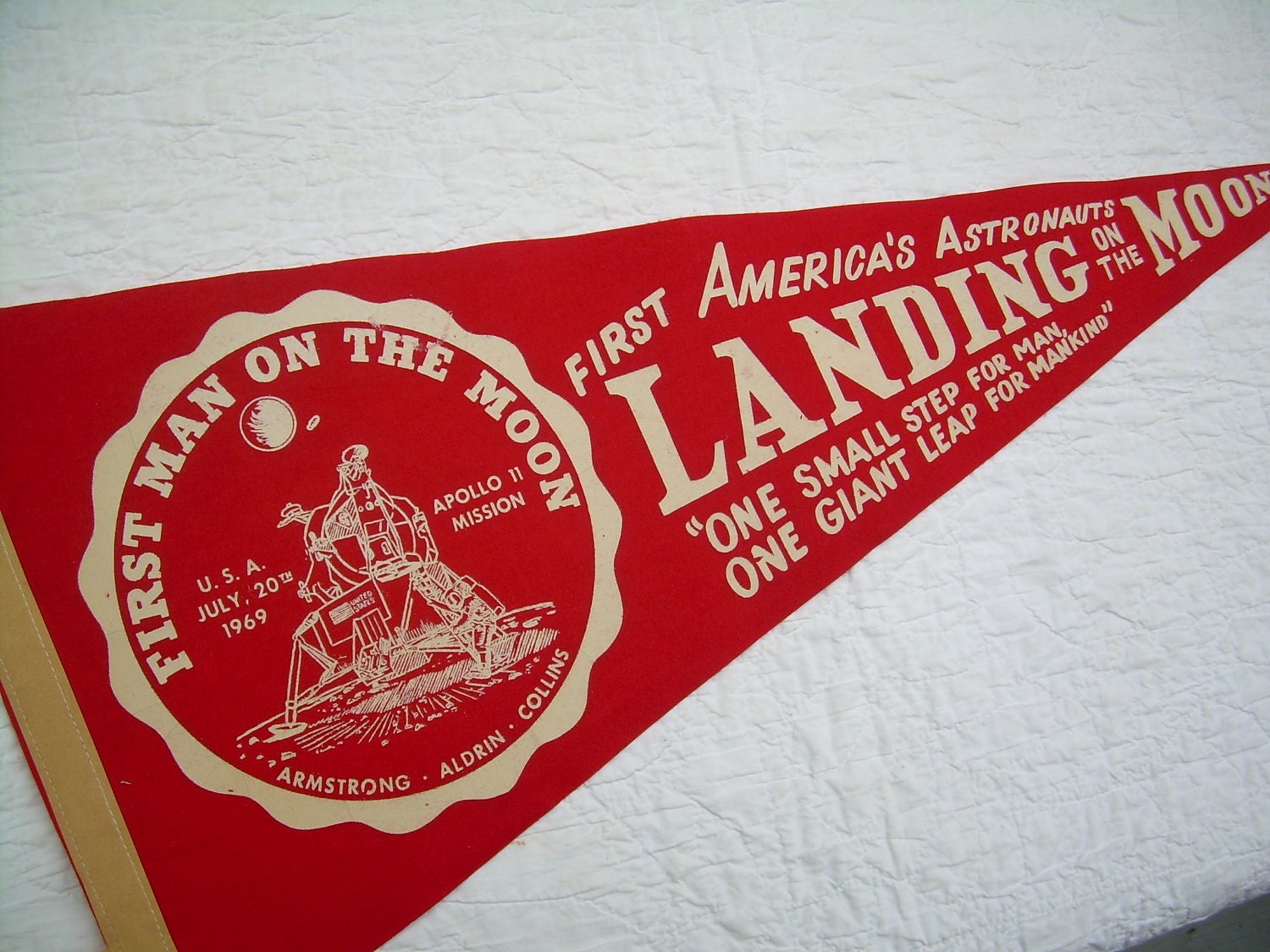 Pennant - Apollo II Lunar Landing
