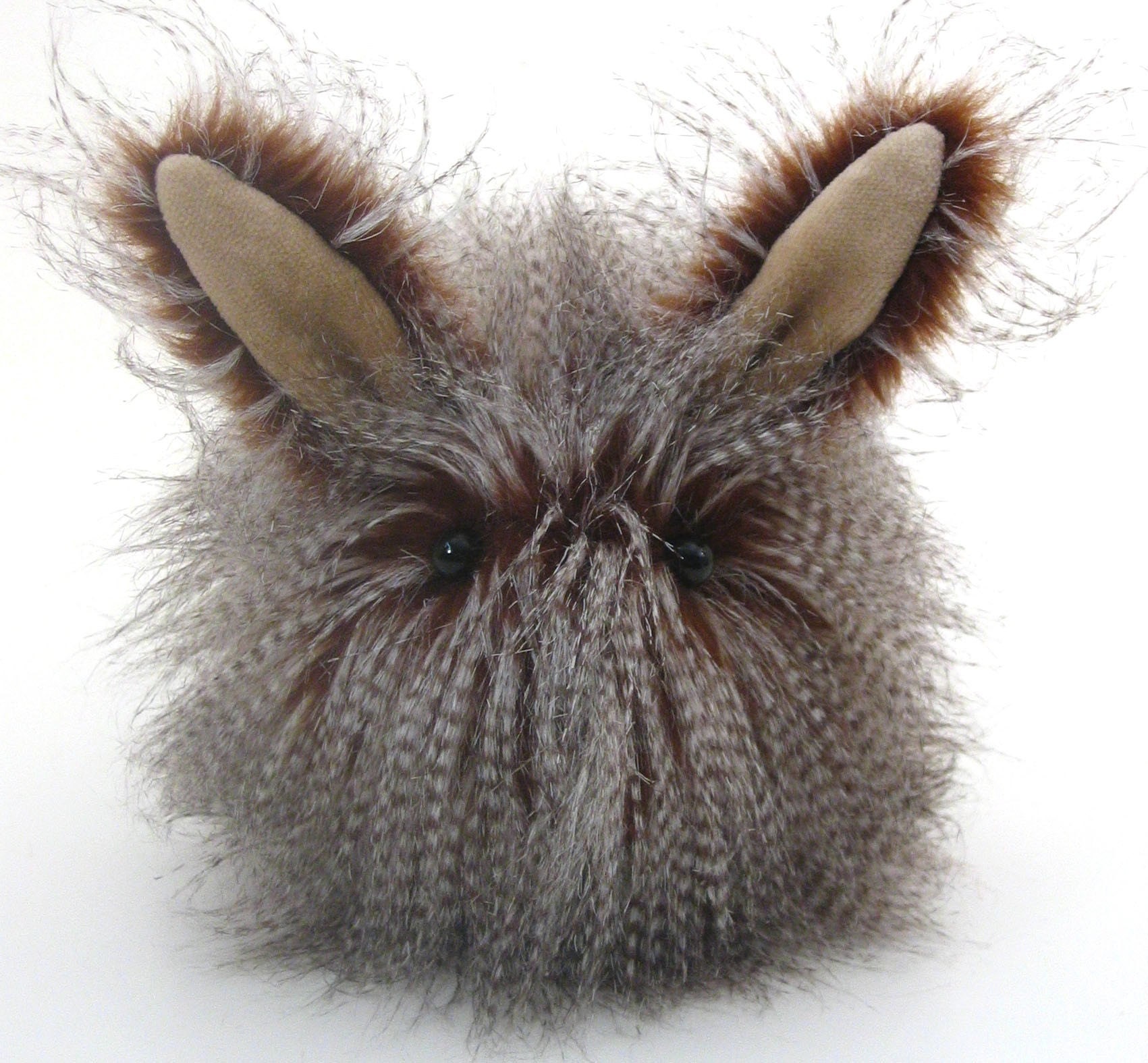 Cute Brown Pokey the Rabbit Faux Fur Plushie Momma Size