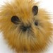 Amber Faux Fur Guinea Pig Plushie Baby Size