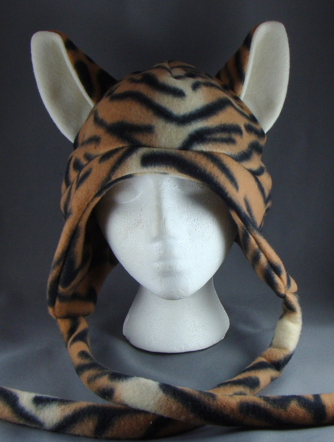 Tiger Beanie Cat Animal Fleece Hat Anime Lolita Cosplay Skiing Snowboarding Gothic Punk AVIATOR