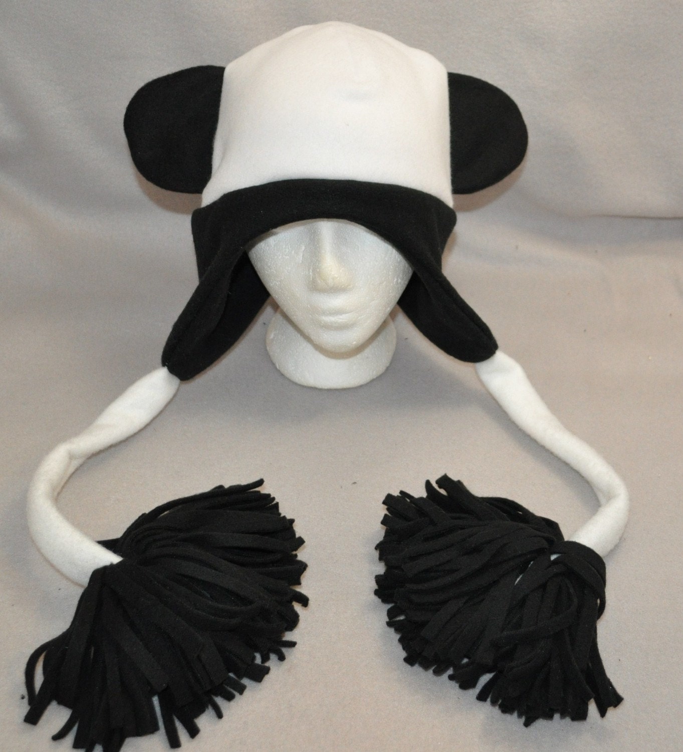 Panda  Earflap  Animal Fleece Hat Anime Lolita Cosplay Skiing Snowboarding Gothic Punk AVIATOR