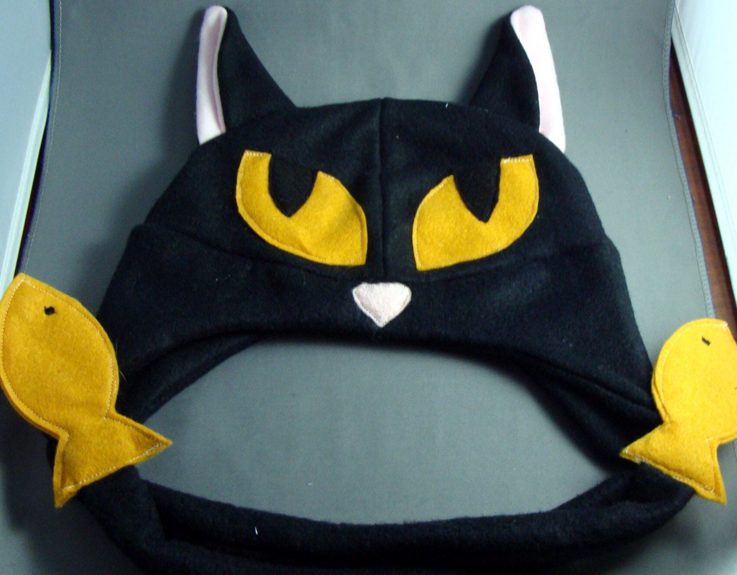 Kitty Cat Like Fish Animal Fleece Beanie Hat Cosplay Anime Skiing Snowboarding Cute Fun