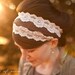 Vintage Stretch in Mocha - Garlands of Grace headband Spring  2012