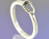 Dotty Stacking Silver Ring