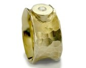 Diamond engagement ring from14k yellow gold  - Be my love.