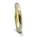 Diamonds engagement ring - 14k yellow gold engagement ring with 2 diamonds - Ensemble.