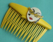 NEW WAVE - 1980s STYLE  RETRO HAIR COMB