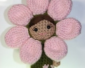 Crochet Pattern- Faith an amigurumi flower girl