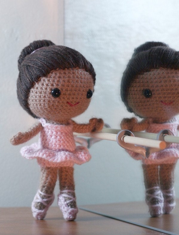 Crochet Pattern- Brisa the ballerina amigurumi doll