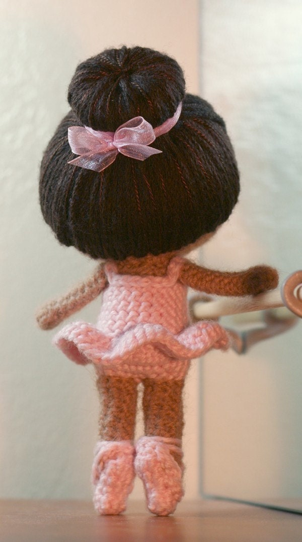 Crochet Pattern- Brisa the ballerina amigurumi doll