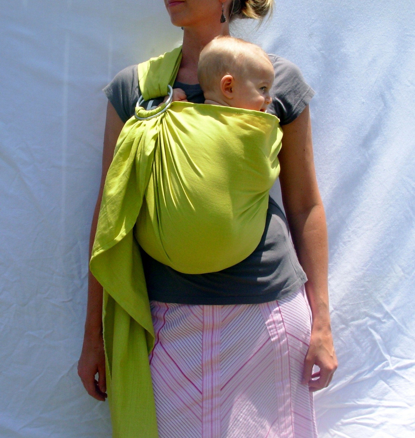 New Spring Leaf durable-blend Baby Sling - Sophisticated and Funky