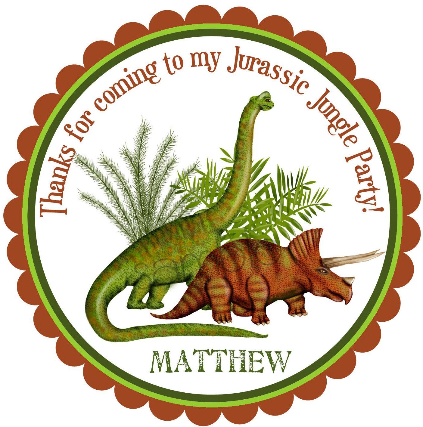 Dinosaur Stickers, Dinosaur, Jurassic, Jungle, Prehistoric, Alligator, Birthday, Party, favor Stickers, labels, seals,favor, set of 12 Il_570xn