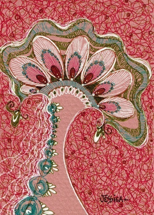 Hope - ACEO mini print - Paisley