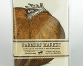 PUMPKIN GREETING CARDS Farmers Market Letterpress Card Pack of 8